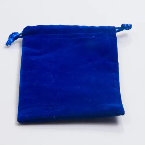 4X5.5 VELVET POUCH ROYAL BLUE