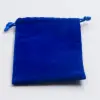 4X5.5 VELVET POUCH ROYAL BLUE