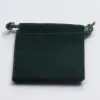 5X7 VELVET POUCH HUNTER GREEN