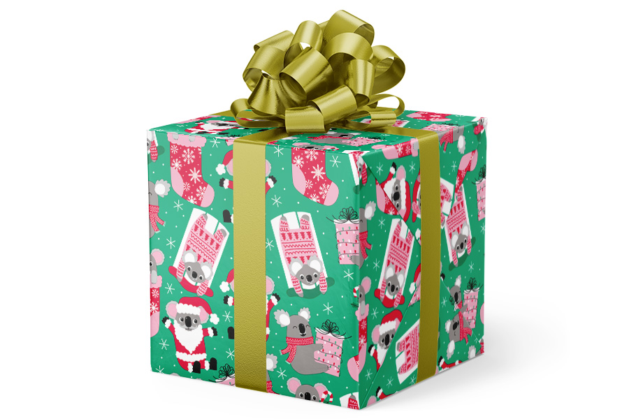 24-in x 417-ft Krazy Koalas Gift Wrap (GW-9482)