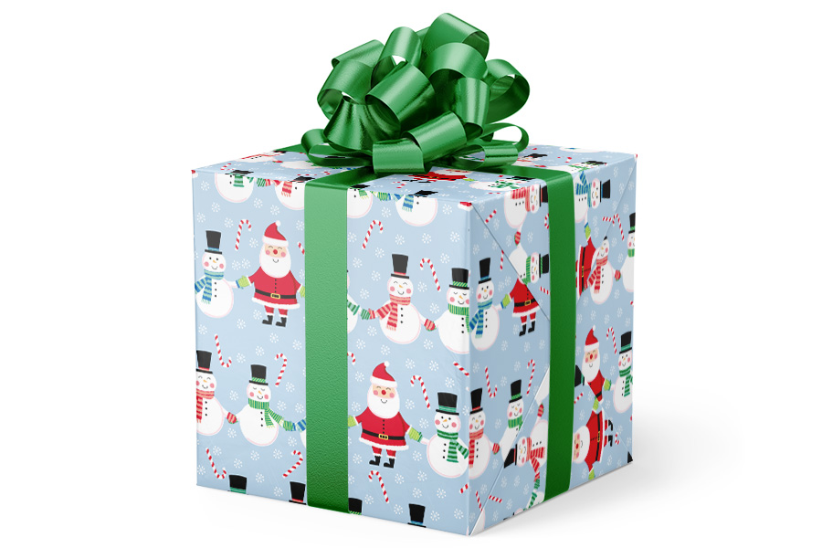 24-in x 417-ft Christmas Besties Gift Wrap (GW-9522)