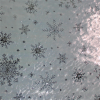 White Christmas Snowflake Metallized